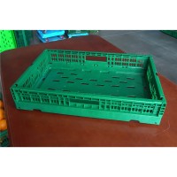 23.6"x15.7"x4.7" foldable bin 20 L clever collapsible fresh box folding plastic crates for fruit and vegetable display