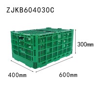 plastic collapsible crate 600*400*300 fruit and vegetable use