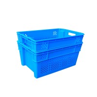 distribute fruit blue agriculture industrial nesting plastic crate case crates for sale