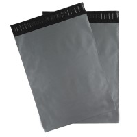 Cheap recyclable designer tshirt adhesive color grey packaging plastic custom mailling bag