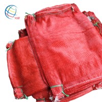 Hot Sale Eco PP Woven Sacks Drawstring Packaging Raschel Mesh Net Bag for Packing Fruit Vegetables Apple Potato Onion Garlic