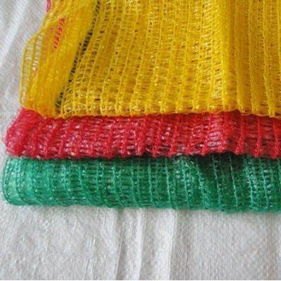 Cheap hot selling PP/PE Knitted plastic raschel leno mesh packing bags  for Agriculture fruit vegetable