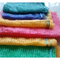 China Cheap PP/PE Knitted plastic raschel leno mesh packing bags customized color size for Agriculture fruit vegetable