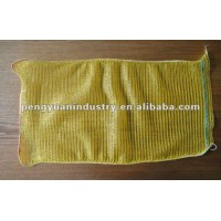 yellow color Elastic Mesh Bag used for vegetable