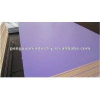 best price melamine MDF purple color for Kitchen restaurant decorated