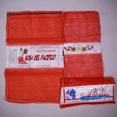 PP/PE Knitted plastic raschel leno mesh packing bags for Agriculture fruit vegetable