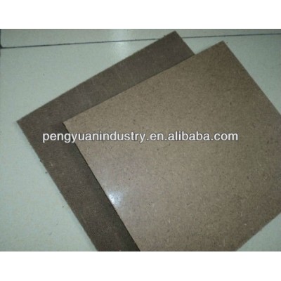 high quality 3mm plain hardboard( face smooth and back rough) used in Furniture,Sofa inside ,Photo frame back