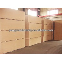 1220*2440mm plain MDF white light color for furniture and decoration export market to middle east,europe,north america