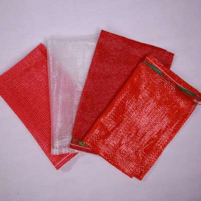 HOT SELL  Cheap PP/PE Knitted plastic raschel leno mesh packing bags for Agriculture fruit vegetable